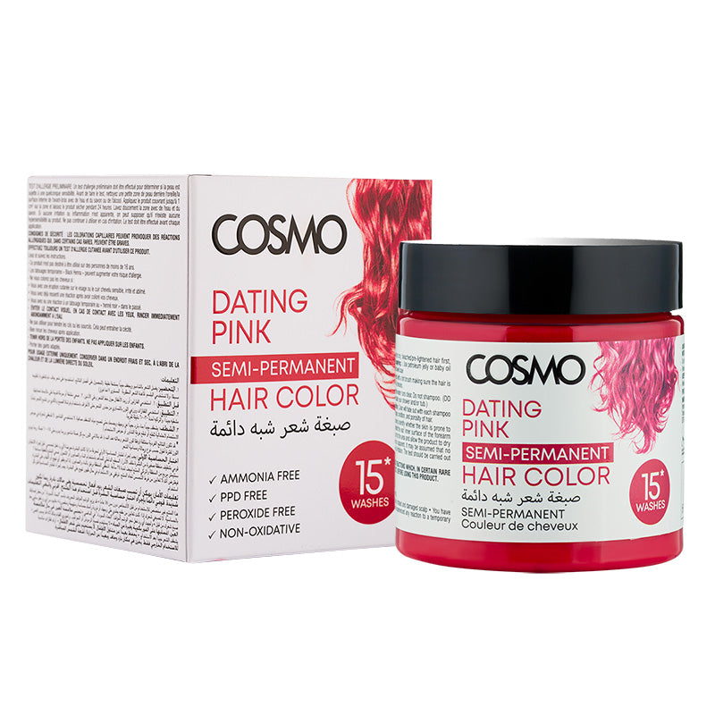Semi-Permanent Hair Color Dating Pink